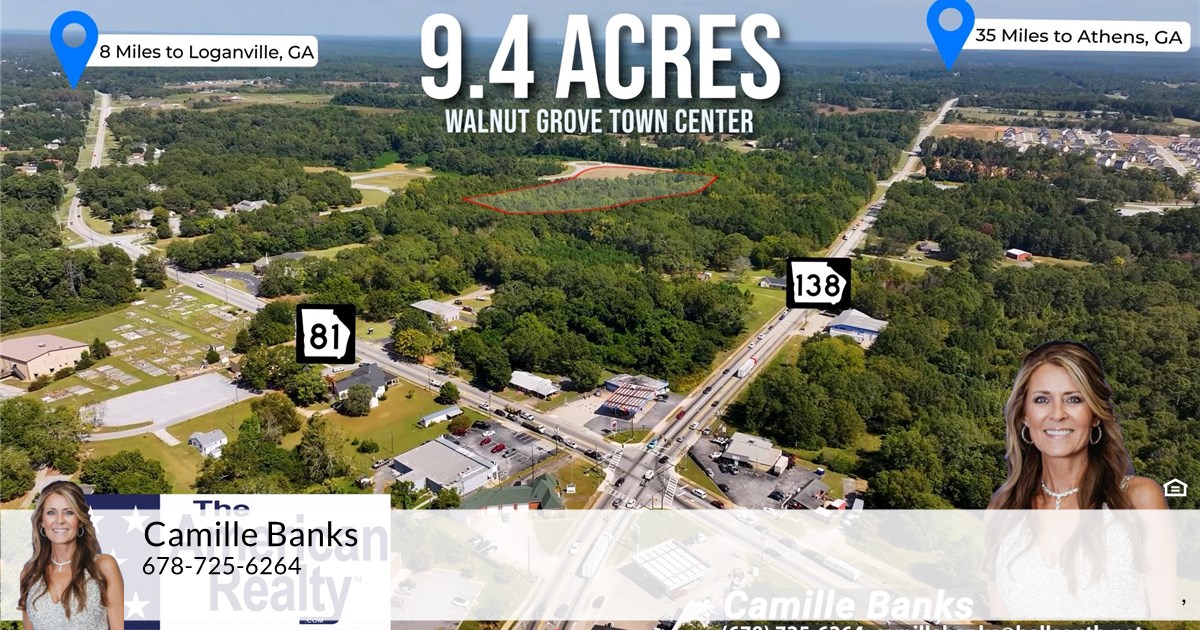 Walnut Grove Town Center 9.4 acres, Walnut Grove, GA 30052